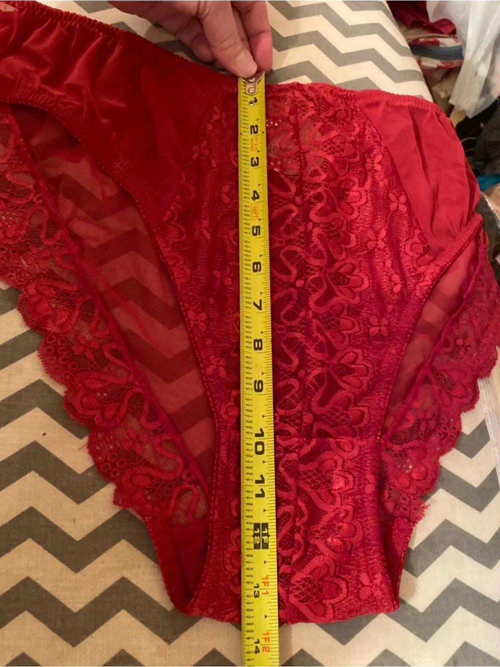 Ashley Stewart VTG Y2K NWT PANTIES Wom PLUS 9 Stretch Lace Hipster Approx 33”W